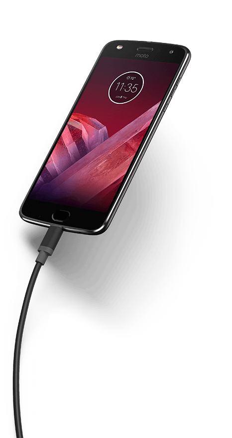 Moto Z2 Play com bateria de 3000 mAh com capacidade para mais de um dia